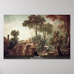 The Bridge By Boucher François Poster