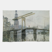 The Bridge in Amsterdam (by Claude Monet)