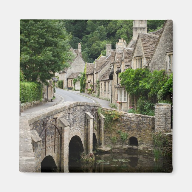 The bridge in Castle Combe, UK magnet (Front)