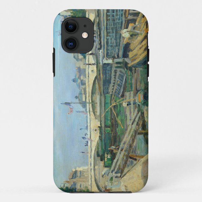 The Bridge of Louis Philippe, 1875 (oil on canvas) Case-Mate iPhone Case (Back)