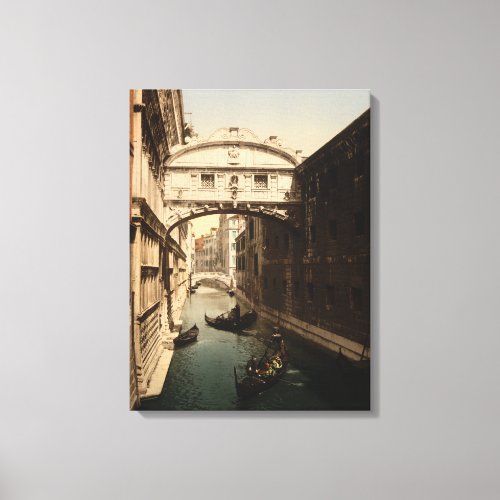 The Bridge of Sighs II Venice Italy Canvas Print