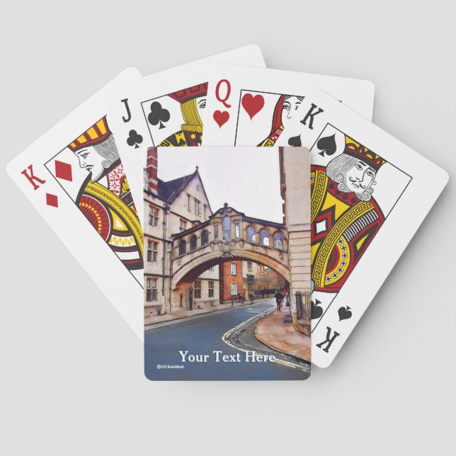 The Bridge of Sighs - Oxford Poker Cards (Back)