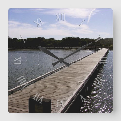 The Bridge over Calm Waters Wall Clock