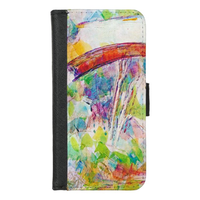 The Bridge, Paul Cezanne iPhone Wallet Case (Front)
