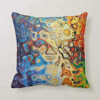 The bright colors pillows