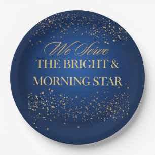 The Bright & Morning Star Paper Plates