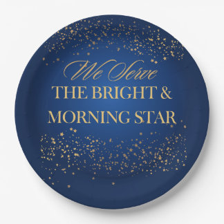 The Bright & Morning Star Paper Plates
