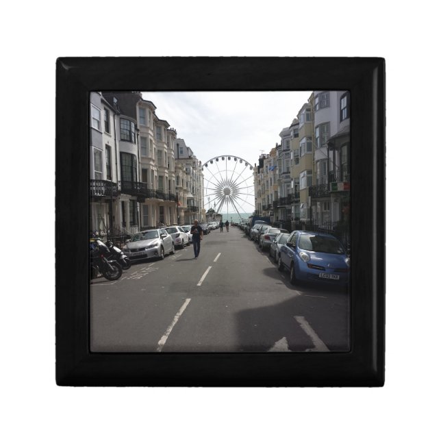 The Brighton Wheel in Brighton, UK Keepsake Box (Front)