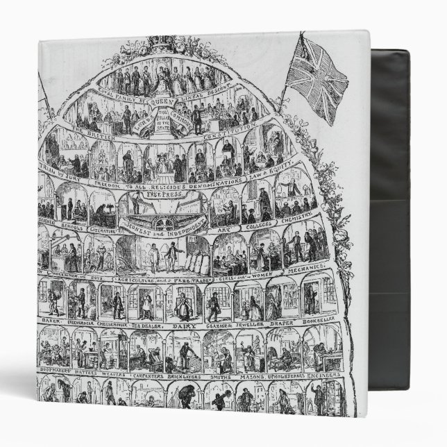 The British Beehive, 1867 3 Ring Binder (Front/Inside)