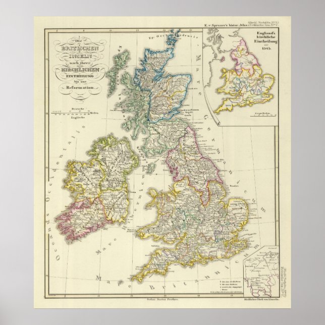 The British Isles after their church Poster (Front)