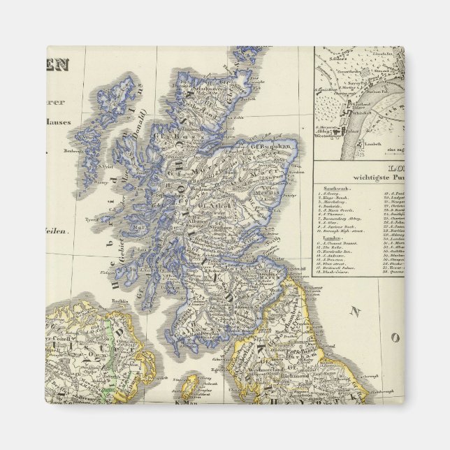 The British Isles from 1066 to 1485 Magnet (Front)