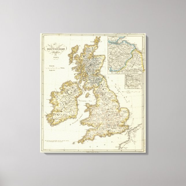 The British Isles since 1485 Canvas Print (Front)