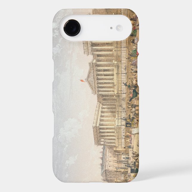 The British Museum, c.1862 (colour litho) Case-Mate iPhone Case (Back)
