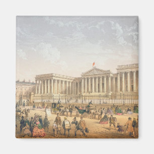 The British Museum, c.1862 (colour litho) Magnet