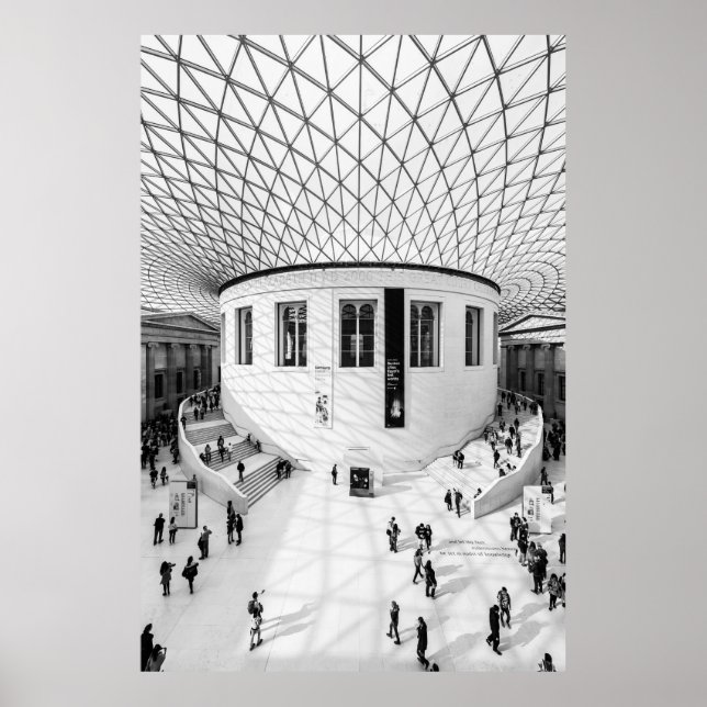 THE BRITISH MUSEUM, LONDON, UK POSTER (Front)