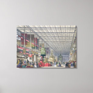 The British Nave of the Great Exhibition, 1851 (co Canvas Print