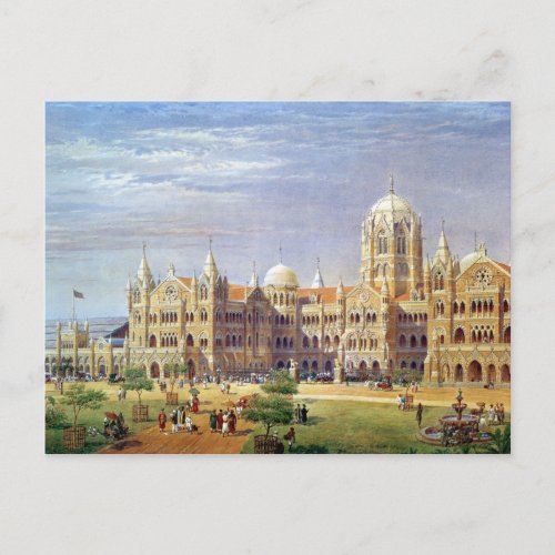 The British Raj Great Indian Peninsular Terminus Postcard
