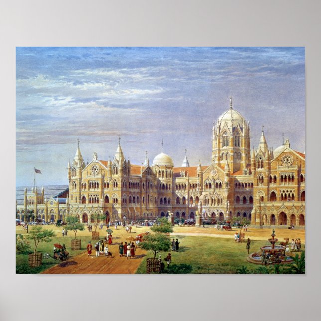 The British Raj Great Indian Peninsular Terminus Poster (Front)