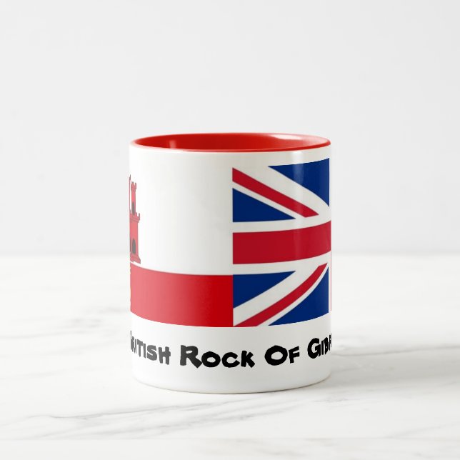 The British Rock Of Gibraltar Mug Design (Center)