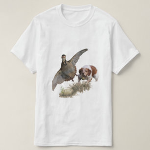 The Brittany Spaniels,  French Brittany, Bird dog, T-Shirt