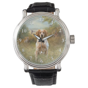 The Brittany Spaniels,  French Brittany, Bird dog, Watch