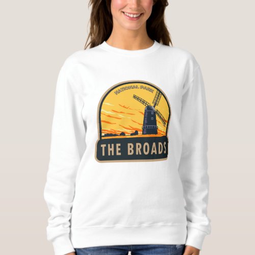 The Broads National Park England Vintage Sweatshirt
