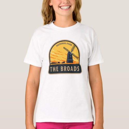 The Broads National Park England Vintage T_Shirt