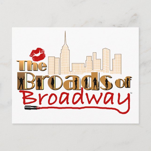 The BROADS of BROADWAY Postcard (Front)