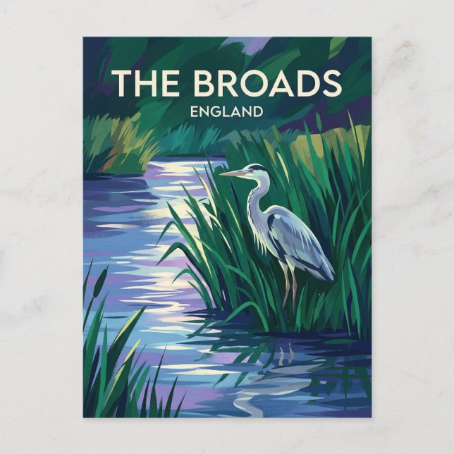 The Broads United Kingdom Postcard (Front)