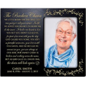 The Broken Chain Memorial Black Picture Frame (Front View)