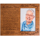 The Broken Chain Memorial Cherry Picture Frame (Front View)