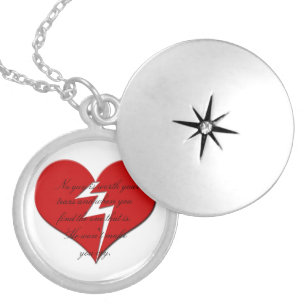 The Broken Heart Silver Plated Necklace