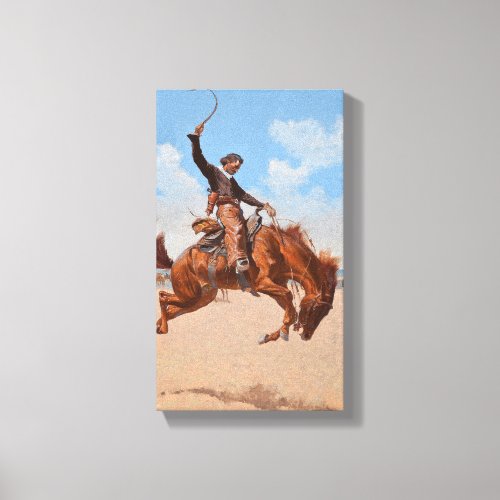 The Bronco Buster by Frederic Remington Canvas Print