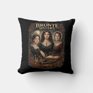 The Brontë Sisters Throw Pillow