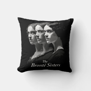 The Brontë Sisters Throw Pillow