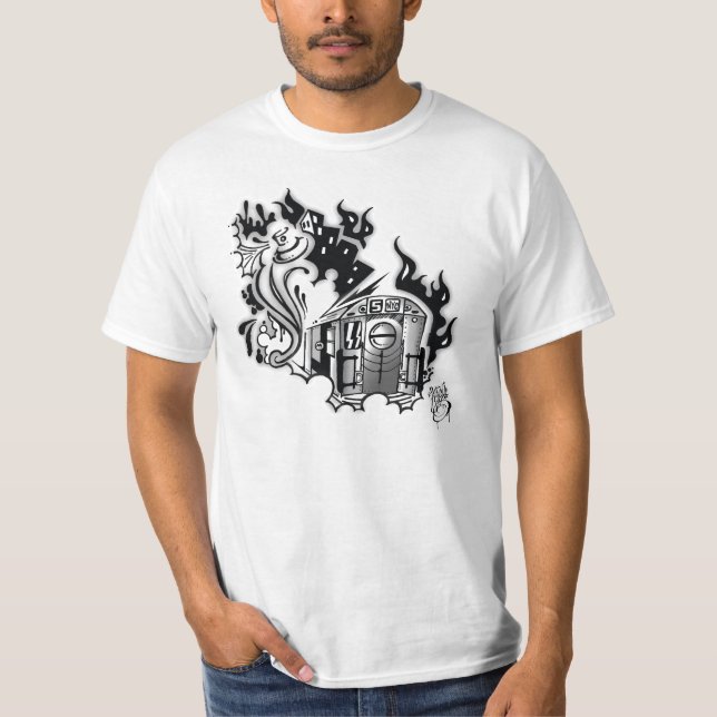 The Bronx Is Burning by SEXER T-Shirt (Front)
