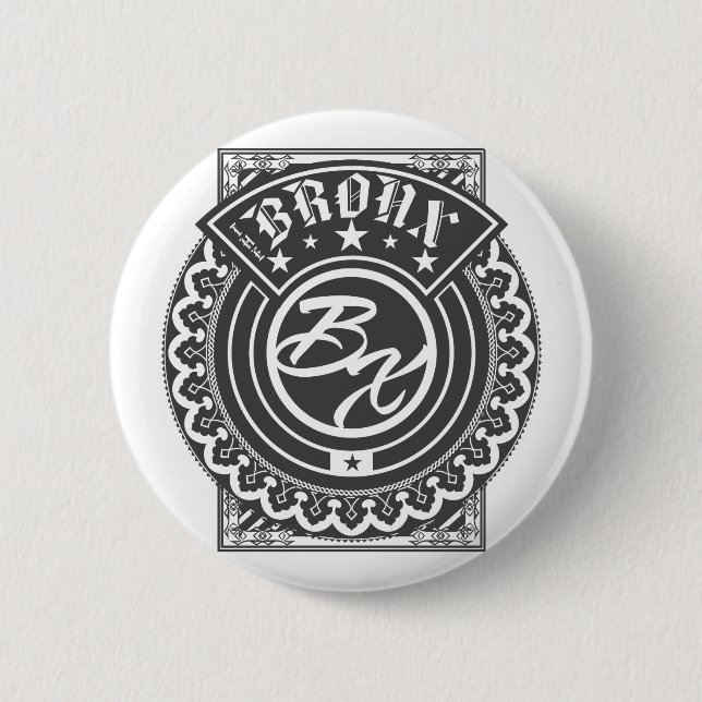 The Bronx Logo Pinback Button (Front)