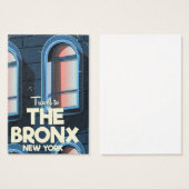 The Bronx New York City travel poster (Front & Back)