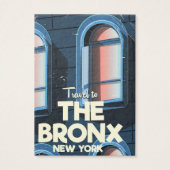 The Bronx New York City travel poster (Front)