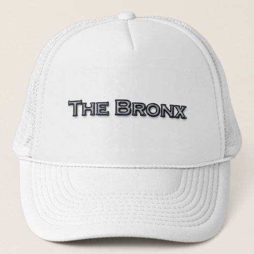The Bronx New York Text Logo Trucker Hat