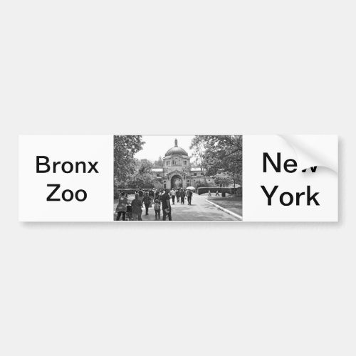 The Bronx Zoo Entrance Bumper Sticker