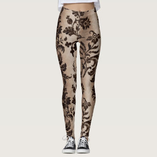 The Bronze Velvet Series Design 1 Leggings