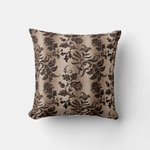 The Bronze Velvet Series Design 1 Throw Pillow