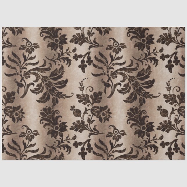 The Bronze Velvet  Series Design 1 Tissue Paper (Front)