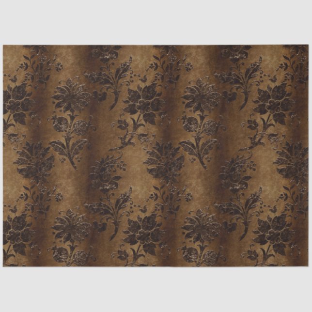 The Bronze Velvet  Series Design 8 Tissue Paper (Front)
