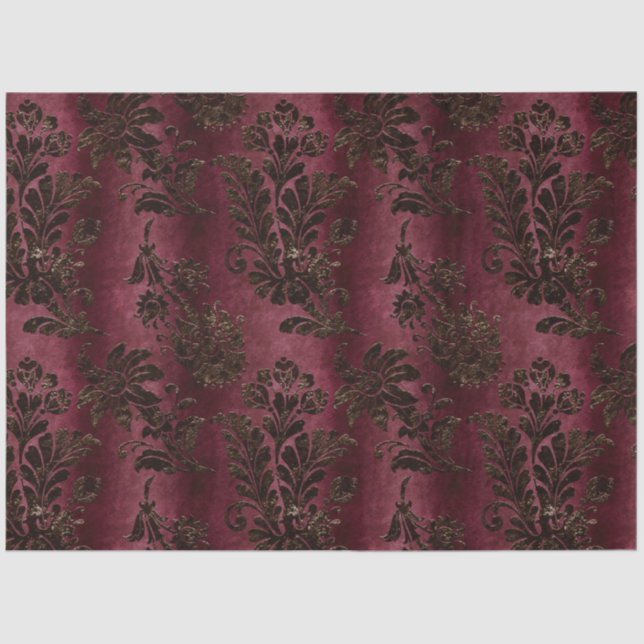 The Bronze Velvet  Series Design 9 Tissue Paper (Front)