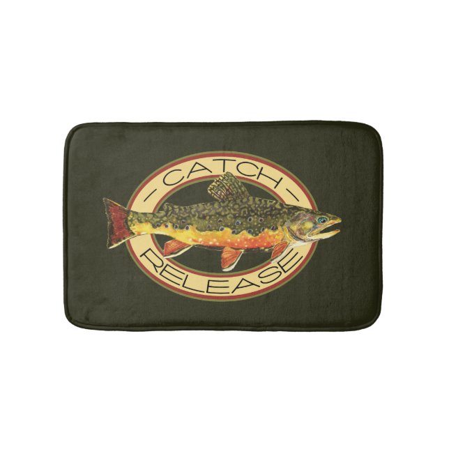 The Brook Trout Bath Mat (Front)