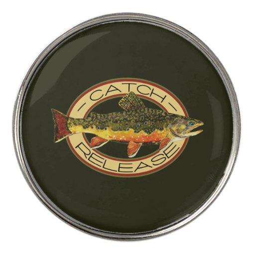 The Brook Trout Fishing Golf Ball Marker Zazzle