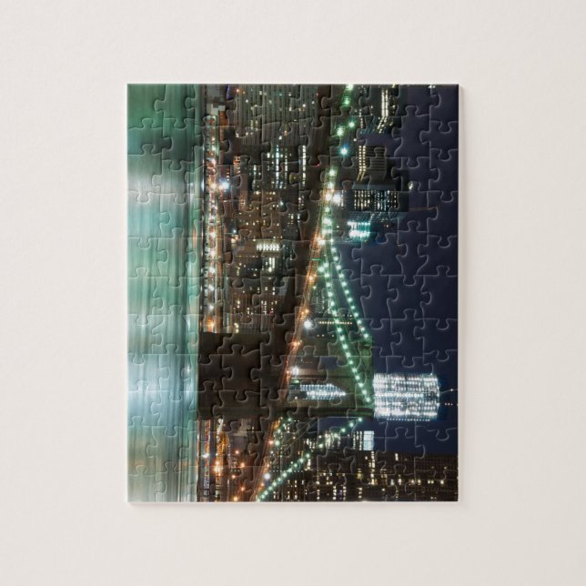 The Brooklyn Bridge - Color Jigsaw Puzzle (Vertical)