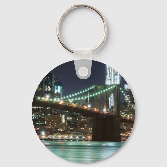The Brooklyn Bridge - Color Keychain (Front)